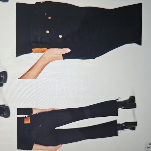 High Rise Black Jeans - Picture 2 of 8